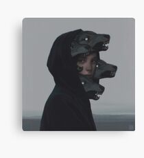 Wolfsrudel Leinwanddruck