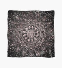 Elegant rose gold mandala dots and marble artwork Scarf