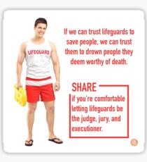 Lifeguard meme Sticker