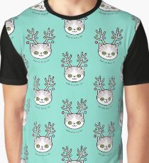 Festive Kitty Cat Graphic T-Shirt