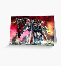 Gundam Fight! Greeting Card