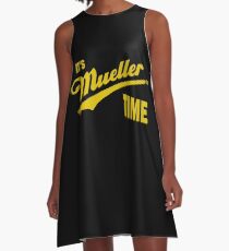 es & amp; s Mueller Zeit - GOLD A-Linien Kleid