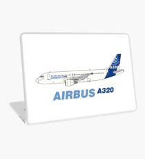 Airbus A320 Abbildung Laptop Skin