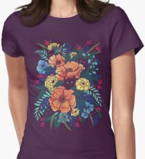 Wild Flowers Women's Fitted T-Shirt