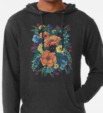 Wilde Blumen Leichter Hoodie