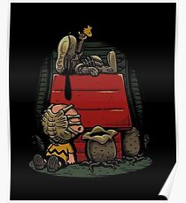 Charlie Brown t shirt Poster