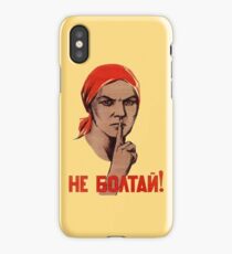 Soviet Treason Poster iPhone Case