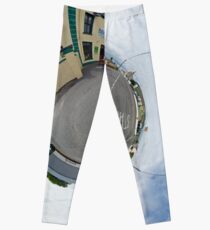 Biddy's House - the Crossroads Pub, Glencolmcille(Sky Out) Leggings