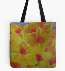 Spring Fever Year-Round, Narcissus Tote Bag