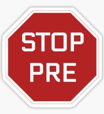 Stop Pre Sticker