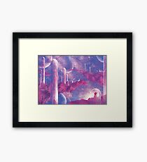 A boy's mind Framed Print