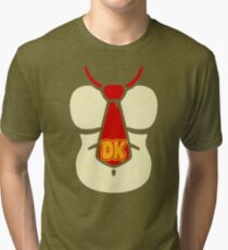 Donkey Kong Chest Tri-blend T-Shirt