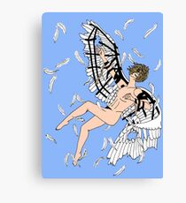 Icarus Descent (Color) Canvas Print