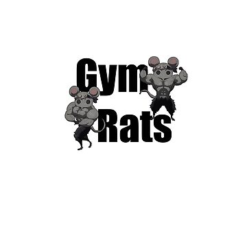 Gym Rats Sticker for Sale by Tony111