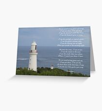 Lighthouse Sympathy Greeting Card
