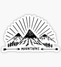 Mountains Sticker