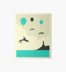 FLOCK OF PENGUINS Art Board