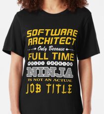 SOFTWARE ARCHITECT BEST DESIGN 2017 Slim Fit T-Shirt