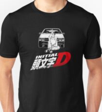 Initial D Takumi AE86 (white font) Slim Fit T-Shirt