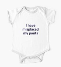Misplaced pants One Piece - Short Sleeve