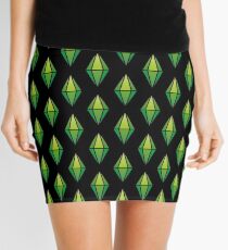Green Diamond Mini Skirt