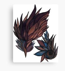 feathery abstract Canvas Print
