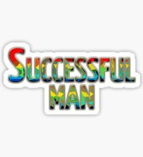 Successful man Sticker