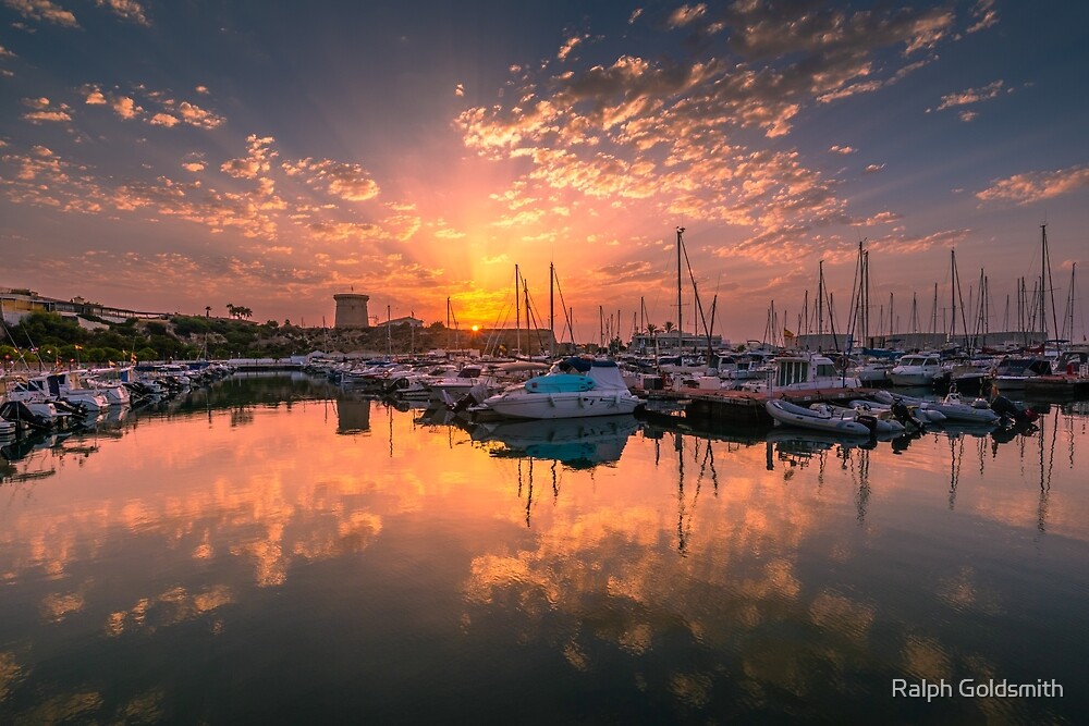 Marina Sunrise  by Ralph Goldsmith