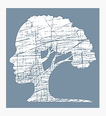 Psychology Tree Unique Symbol Environmental Philosophy Photographic Print