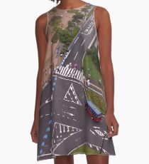 Urban Crosswalk A-Line Dress