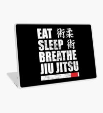 Essen Sie Schlaf Atmen Jiu Jitsu Laptop Folie