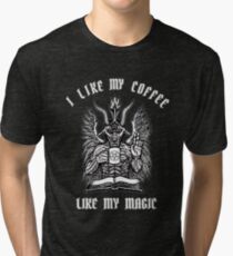 Baphomet Kaffee Vintage T-Shirt