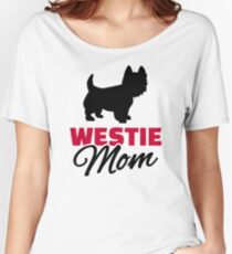 Camiseta ancha para mujer Westie Mom