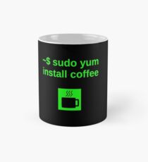 Linux sudo yum install coffee Mug