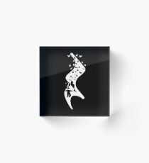 Bloque acrílico Bass clarinet-Quarter Rest