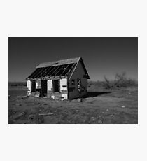 Lonely Desert House Photographic Print