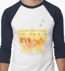 Litany Against Fear Men's Baseball ¾ T-Shirt