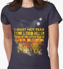 Litany Against Fear Women's Fitted T-Shirt