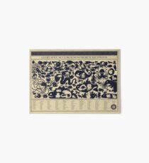 Size Chart of Sea Monsters Art Board Print
