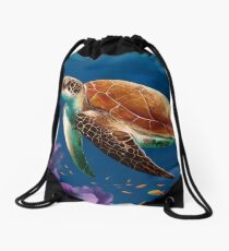 Seaturtle Drawstring Bag