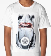 Black retro car Long T-Shirt