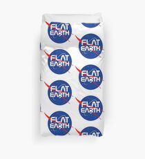 FLAT EARTH Duvet Cover