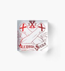 XXX Straight edge Radical Acrylic Block