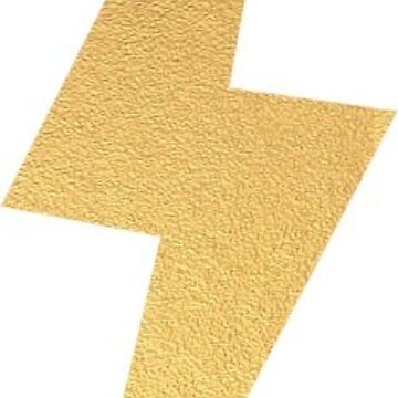 Gold Foil Lightning Bolt Sticker for Sale by arabelluhh
