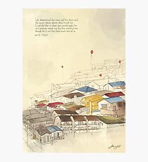 Rows of Houses - Acts 17:26-27 Photographic Print