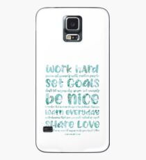 work hard share love Case/Skin for Samsung Galaxy
