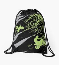 Motocross Dirt Bike Deco Drawstring Bag