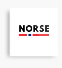 Nordisches Norwegen Metalldruck