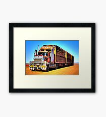 Road Train Framed Print