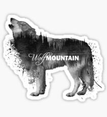 Wolf Mountain Sticker